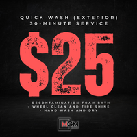 QUICK WASH (EXTERIOR) 30-Minute Service